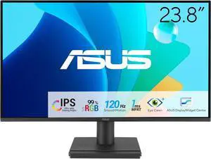 ASUS 24” (23.8-inch viewable) 1080P VA249HG Eye Care Monitor – IPS, Full HD, 99% sRGB, Frameless, 120Hz, Adaptive-Sync, 1ms, HDMI, VGA, Low Blue Light, Flicker Free, Wall Mountable ASUS 24” (23.8-inch viewable) 1080P VA249HG Eye Care Monitor – IPS, Full HD, 99% sRGB, Frameless, 120Hz, Adaptive-Sync, 1ms, HDMI, VGA, Low Blue Light, Flicker Free, Wall Mountable