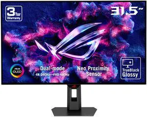 ASUS ROG Strix OLED XG32UCWMG 32" 4K(3840 x 2160) 240 Hz OLED 0.03ms(GTG) FreeSync Premium Pro & G-Sync Compatible DCI-P3 99% Gaming Monitor