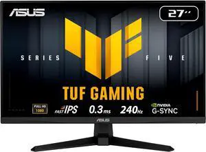 ASUS 27" 240Hz Fast IPS Gaming Monitor FreeSync Premium & G-Sync Compatible sRGB 99% TUF Gaming VG279QM5A ASUS 27" 240Hz Fast IPS Gaming Monitor FreeSync Premium & G-Sync Compatible sRGB 99% TUF Gaming VG279QM5A
