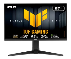 ASUS TUF Gaming Series 5 27" FHD Monitor (VG279QML5A) - Fast-IPS, 240Hz, 0.3ms, G-SYNC Compatible, FreeSync Premium, 99% sRGB, Height adjustable