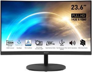 MSI 24" (23.6" Viewable) 100 Hz FHD VA Monitor 4ms (GTG) 1920 x 1080 Flat Panel Pro MP2412C