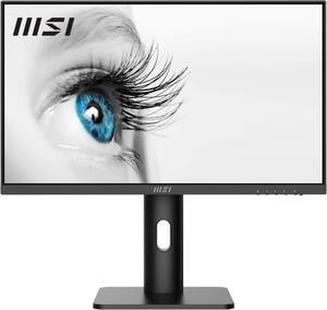 MSI PRO MP243XP 24-inch IPS 1920 x 1080 (FHD) Computer Monitor, 100Hz, Adaptive-Synch, HDMI, DisplayPort, VESA Mountable, Tilt, Height Adjustable, Speaker, 1ms, Black