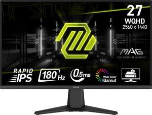 MSI 27" 180 Hz Rapid IPS QHD Gaming Monitor MAG275QF