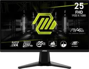 MSI 25" 250 Hz Rapid VA FHD Gaming Monitor MAG255XFV