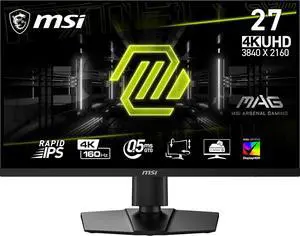 MSI 27" 160 Hz Rapid IPS UHD Gaming Monitor FreeSync (AMD Adaptive Sync) MAG 274UPF E2