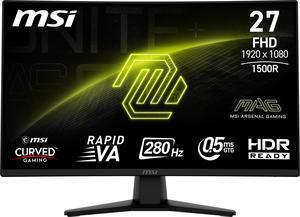 MSI 27" 280 Hz Rapid VA FHD Gaming Monitor 0.5ms (GTG) Adaptive Sync 1920 x 1080 Curved MAG 274CXF