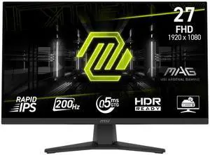 MSI 27" 200 Hz Rapid IPS FHD Gaming Monitor FreeSync (AMD Adaptive Sync) MAG 272F