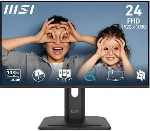 MSI PRO MP245PG E14, 23.8’ IPS, FHD, 144Hz, 4ms GTG, Height Adj. stand, Speaker
