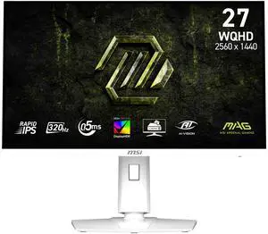 MSI 27" 320 Hz Rapid IPS 2560 x 1440 (QHD) Gaming Monitor FreeSync (AMD Adaptive Sync) MAG 274QRFW MAG 274QRFW X32