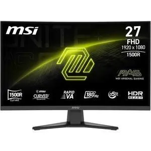 MSI Gaming Monitor 27" 2560 x 1440 180 Hz Rapid VA WQHD 0.50 ms FreeSync (AMD Adaptive Sync) MAG 275CQF E18