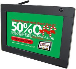 IAdea XDS-1062 10-inch All-in-One Multi-touch POE Signboard w/ Customizable Bezel and Motion Sensor