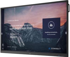 NEC CB751Q 75" Ultra HD Interactive Digital Signage with Integrated 10pt IR Touch and Built in SoC w/ Whiteboarding and Wireless Presenting Software