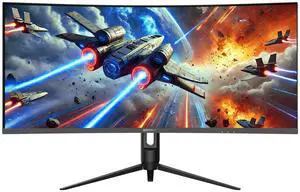 KOORUI 34" 3440 x 1440 240 Hz VA Gaming Monitor FreeSync Premium (AMD Adaptive Sync) 90% DCI-P3 G3441XC