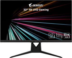 4K Gaming Monitor 144Hz 32inch, Fast UHD IPS Computer Monitor, 1ms, VESA  Mountable, DSC， Built-in Speakers, Free-Sync, 1xDP1.4, 1xHDMI2.1,  1xHDMI2.0