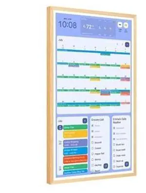 Cozyla Digital Calendar Tablet - Wood Grain  CD-8V543F1