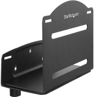 StarTech CPUWALLMNT CPU Mount - Adjustable Width 4.8in to 8.3in - Metal - Computer Wall Mount - PC Wall Mount - Computer Mounting Bracket