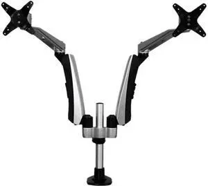 StarTech ARMDUAL30 Dual Monitor Stand - Tool-less Assembly - Monitors up to 30" - VESA Mount - Adjustable Monitor Arm
