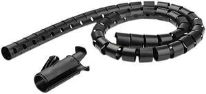 StarTech.com CMSCOILED2 2.5 m (8.2 ft.) Cable-Management Sleeve - Spiral - 25 mm (1 in.) Diameter