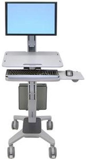 Ergotron 24-198-055 WorkFit C-Mod, Single Display Sit-Stand Workstation