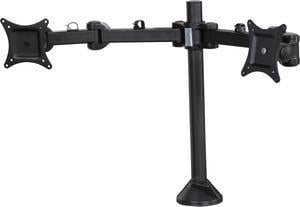 SIIG CE-MT0Q11-S1 Articulating Dual Monitor Desk Mount - 13" to 27"