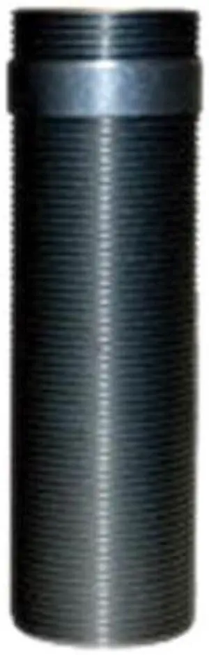 CHIEF FIXED PIPE FULLY-THREADED COLUMN 6IN BLK