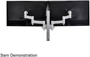 atdec AWMS-2-4640F-S AWM Dual Monitor Arm Solution - 460mm Articulating Arms - 400mm Post - F Clamp - Silver