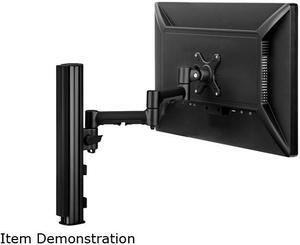 atdec AWMS-4640F-B AWM Single Monitor Arm Solution - 460mm Articulating Arm - 400mm Post - F Clamp - Black