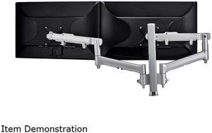 atdec AWMS-2-D40F-S AWM Dual Monitor Arm Solution - Dynamic Arms - 400mm Post - F Clamp - silver