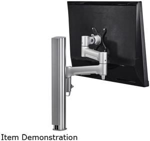 atdec AWMS-4640F-W AWM Single Monitor Arm Solution - 460mm Articulating Arm - 400mm Post - F Clamp - White