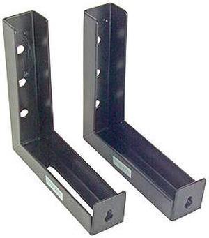 EliteSCREENS ZVMAXLB6-B 6" x 2 Wall/ceiling Hanging Bracket  X Type - Black