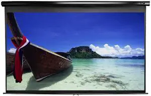 Elitescreens 106" HDTV(16:9) Manual Series Projection Screen (92.4" x 52") M106UWH-E24