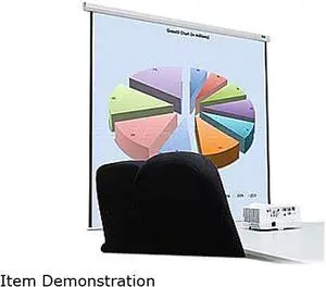 Elitescreens Standard(1:1) Manual B Series Projection Screen (100" 1:1 AR) M100S