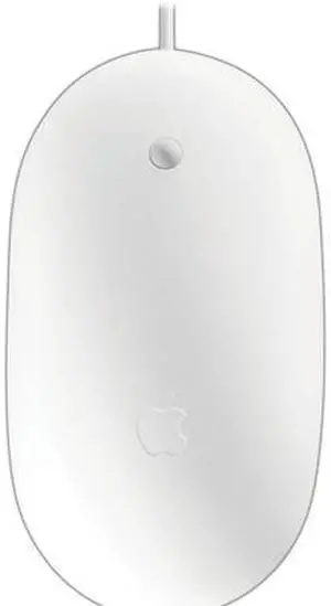 Apple MB112LL/B White Innovative Scroll Ball Wired Optical Mouse
