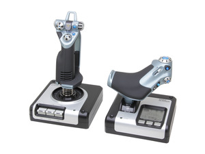 Logitech G Saitek X52 Pro Flight Control System - Wired PC Flight Stick (Open Box)