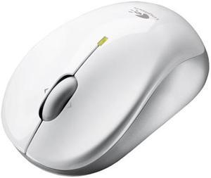 Logitech V470 White 3 Buttons Tilt Wheel Bluetooth Wireless Laser Mouse for Notebook