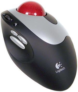 Logitech Black/Silver Cordless Optical TrackMan