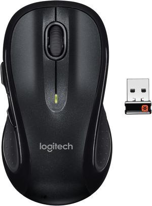 Logitech M510 Wireless Computer Mouse for PC with USB Unifying Receiver - Black