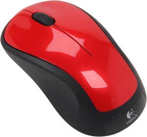 Logitech M310 Flame Red Gloss 3 Buttons 1 x Wheel USB RF Wireless Optical Mouse