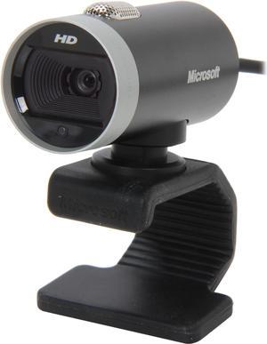 Microsoft LifeCam Cinema,Webcam with built-in noise cancelling Microphone, Light Correction, USB Connectivity, for video calling on Microsoft Teams/Zoom, compatible with Windows 8/10/11/ Mac , Black