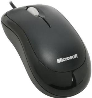 Microsoft P58-00057 Black 3 Buttons USB Wired Optical Mouse