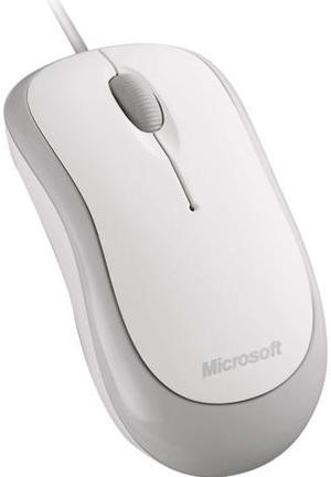 Microsoft P58-00058 White 2 Buttons 1 x Wheel USB Wired Optical Mouse