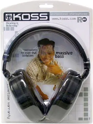 KOSS R80 3.5mm/ 6.3mm Connector Circumaural Full Size Stereophone