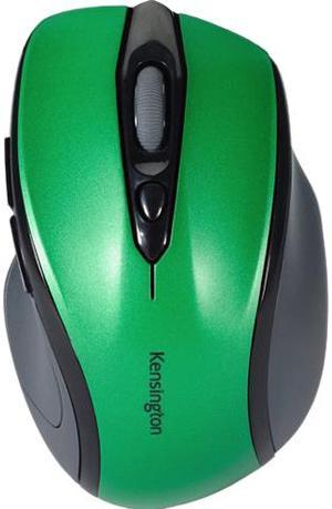 Kensington Pro Fit Mid-Size Mouse K72424WW Emerald Green 1 x Wheel USB RF Wireless Optical Mouse