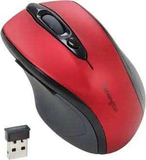 Kensington Pro Fit Mid-Size Mouse K72422AM Ruby Red 1 x Wheel USB RF Wireless Optical Mouse Kensington Pro Fit Mid-Size Mouse K72422AM Ruby Red 1 x Wheel USB RF Wireless Optical Mouse