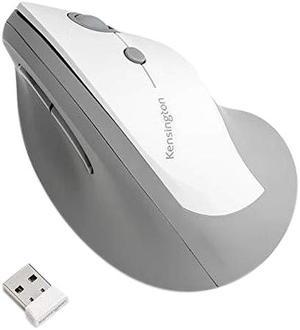Kensington Pro Fit K75520WW Gray 6 Buttons 1 x Wheel USB RF Wireless Ergo Vertical Mouse