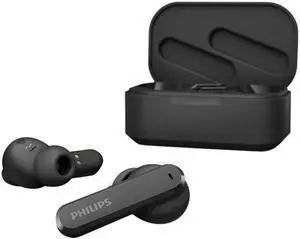 Philips TWS Wireless In-Ear ANC Active Noise Canceling IPX4 Earbuds - Black