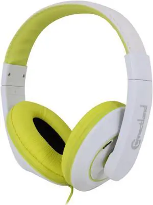 SYBA Lime/White CL-AUD63033 TRRS 3.5mm Stereo Connector Binaural Headset