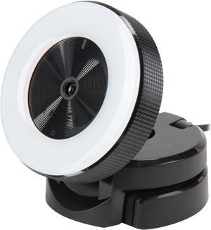 Razer Kiyo Streaming Webcam: 1080p 30 FPS / 720p 60 FPS - Ring Light w/Adjustable Brightness - Built-in Microphone - Advanced Autofocus, Black