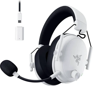 Razer BlackShark V3 Wireless PC Gaming Headset, 50mm Drivers, Super Wideband Mic, 2.4 GHz & Bluetooth & USB, 70 Hr Battery, Multi-Platform, White Razer BlackShark V3 Wireless PC Gaming Headset, 50mm Drivers, Super Wideband Mic, 2.4 GHz & Bluetooth & USB, 70 Hr Battery, Multi-Platform, White