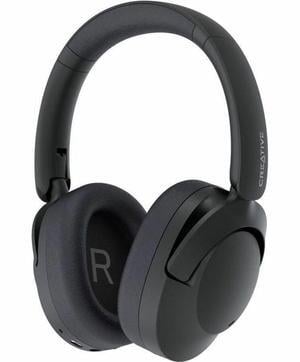 Creative Zen Hybrid 2 Headset - Stereo - Wired/Wireless - Bluetooth - Over-the-ear, Over-the-head, On-ear - Binaural - Circumaural - Noise Cancelling Microphone - Black